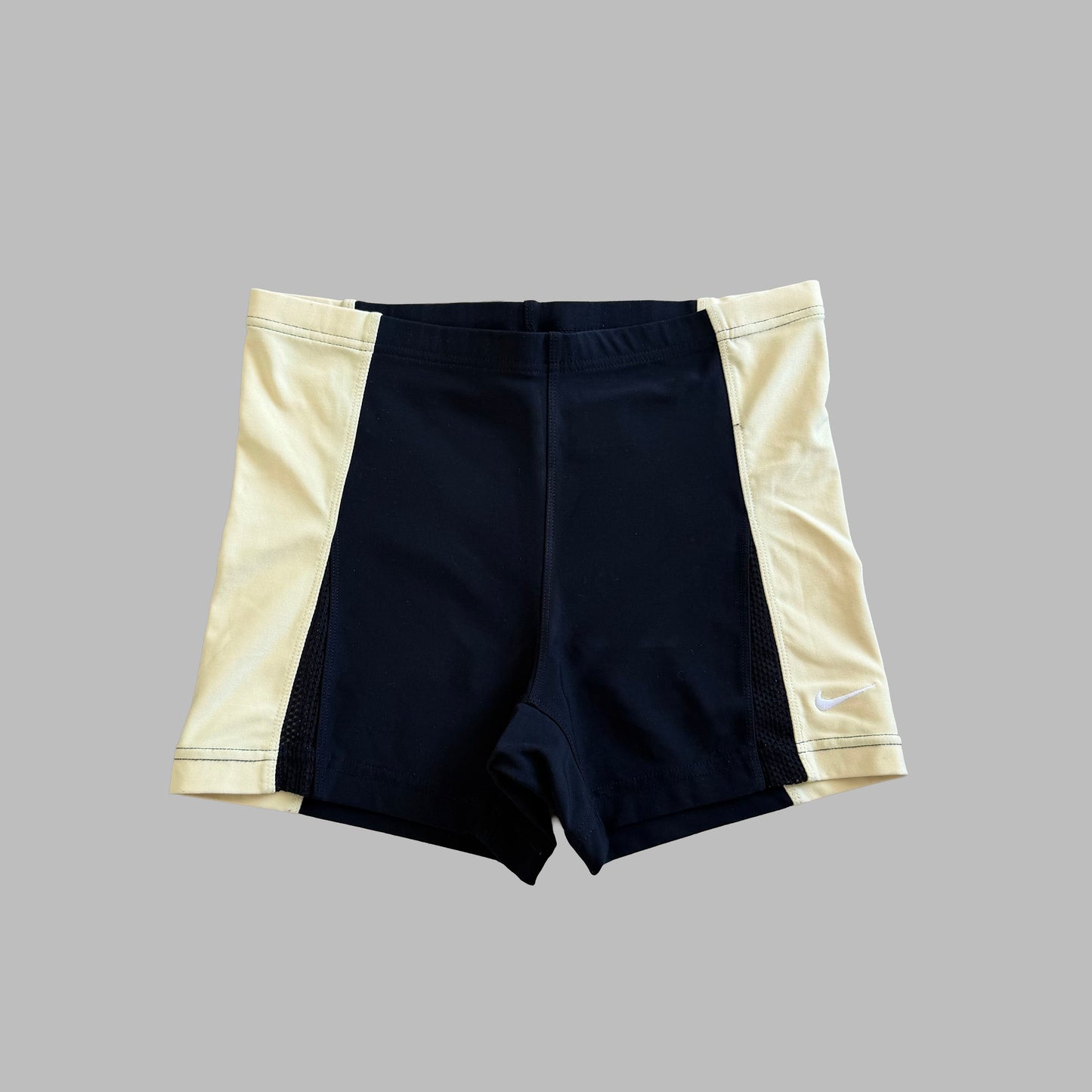 90s Nike Panelled Biker Shorts - L