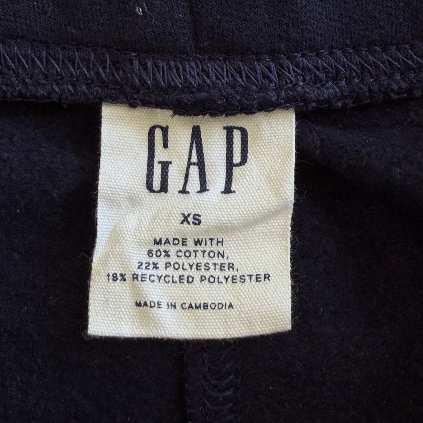 Y2K Gap Spell Out Mini Shorts - XS