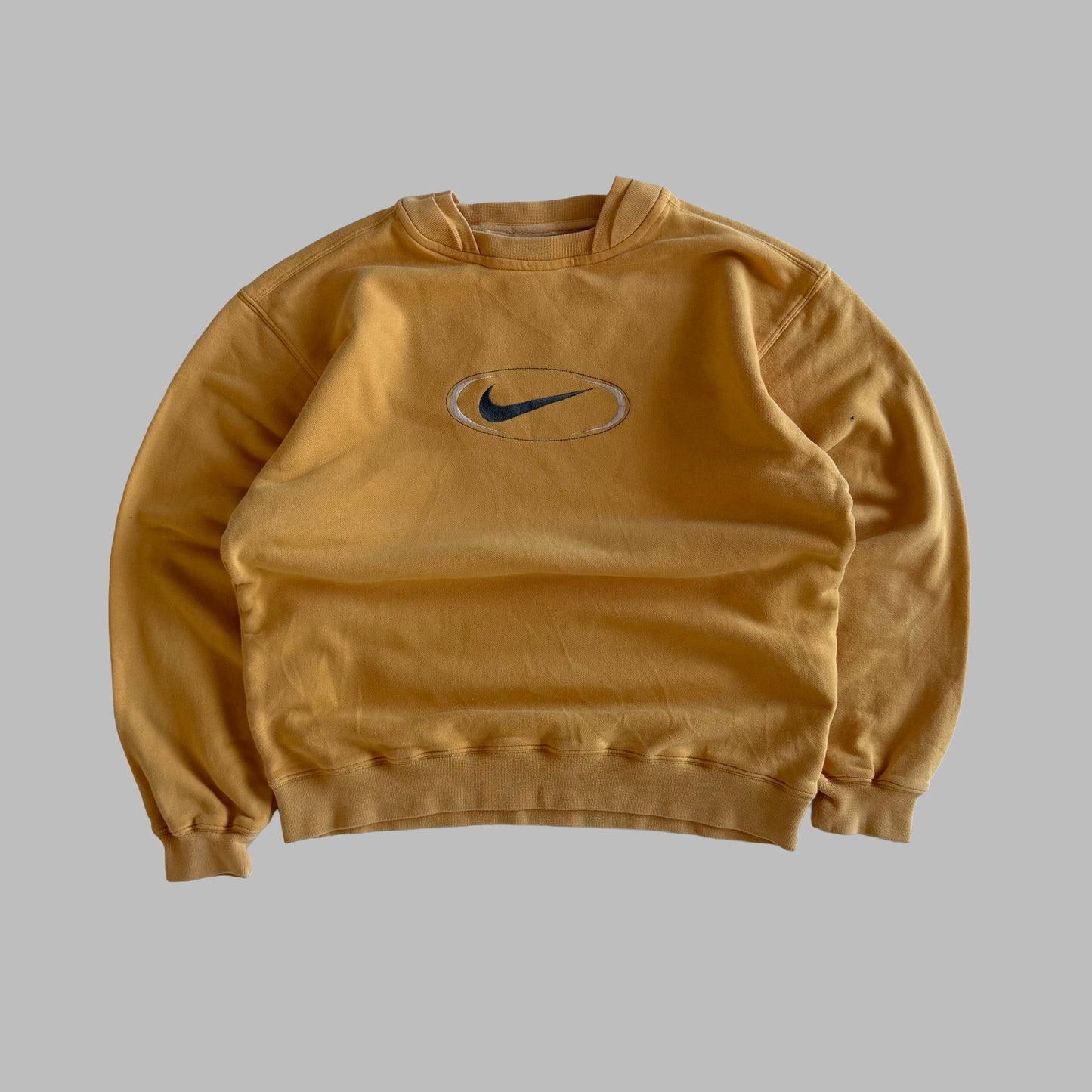 90s Nike Centre Swoosh Sweatshirt - S