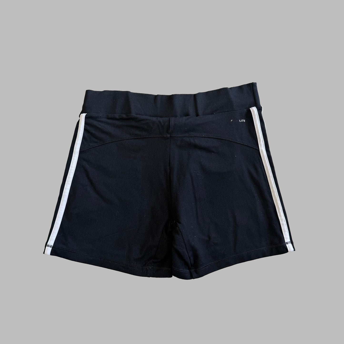 Y2K Adidas Three Stripe Mini Shorts - M