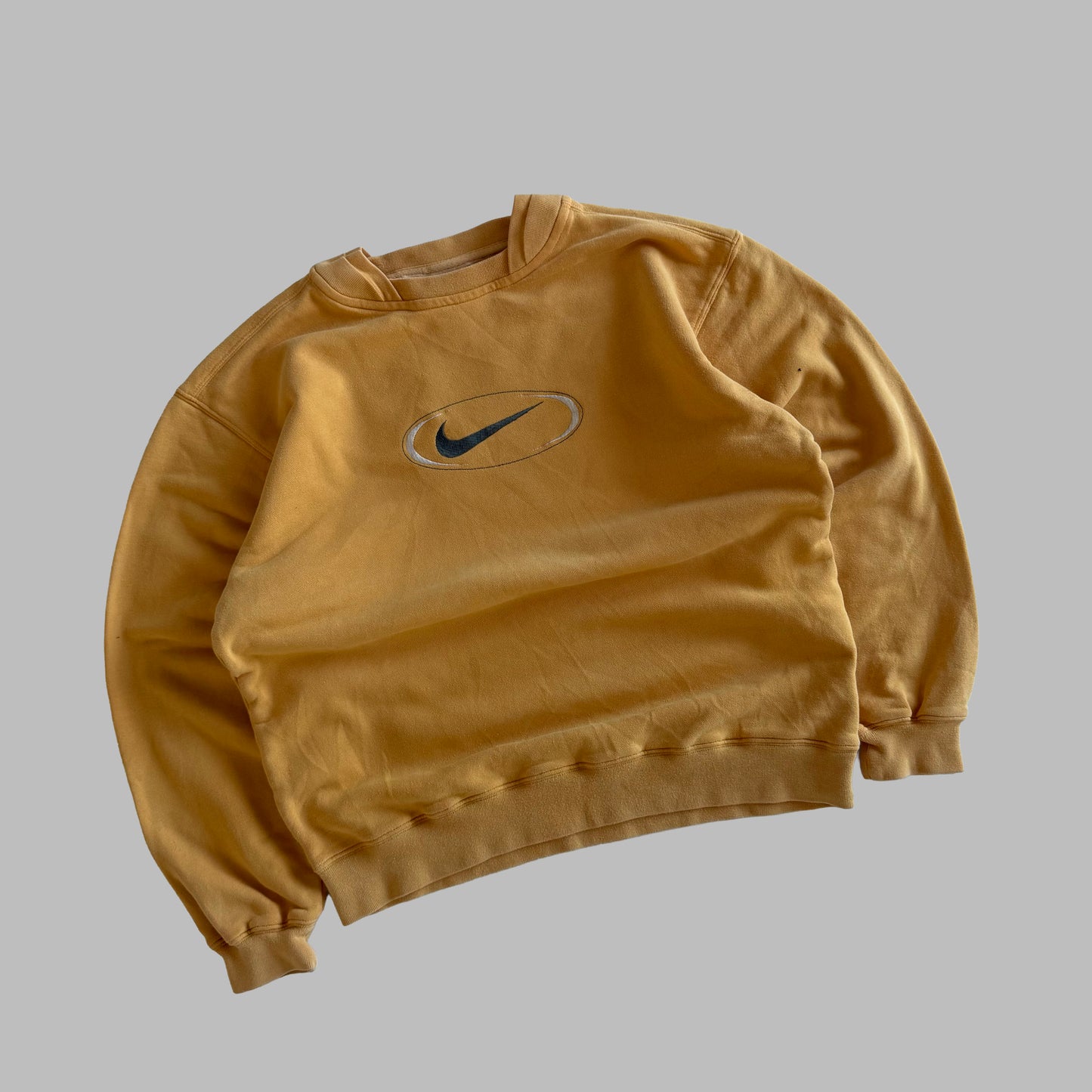 90s Nike Centre Swoosh Sweatshirt - S