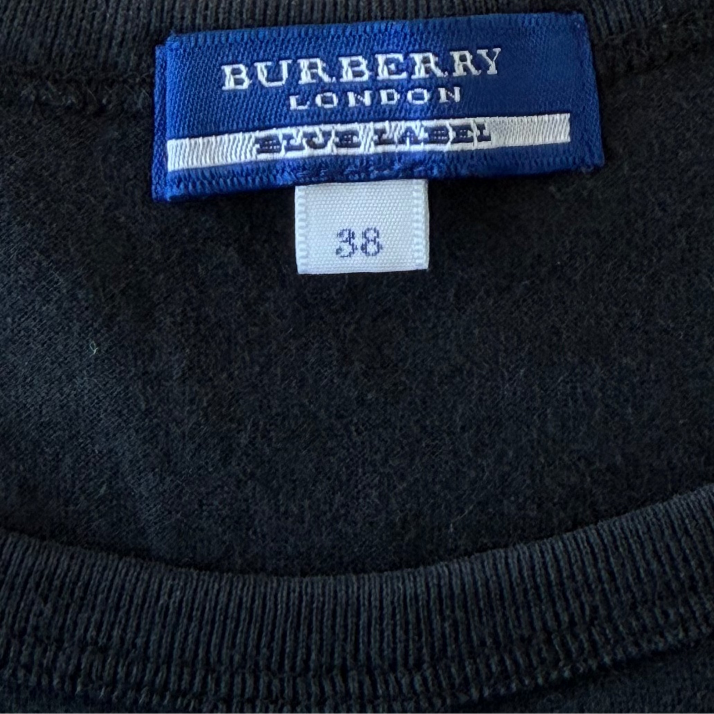 Y2K Burberry Nova Check Shoulder Top - M