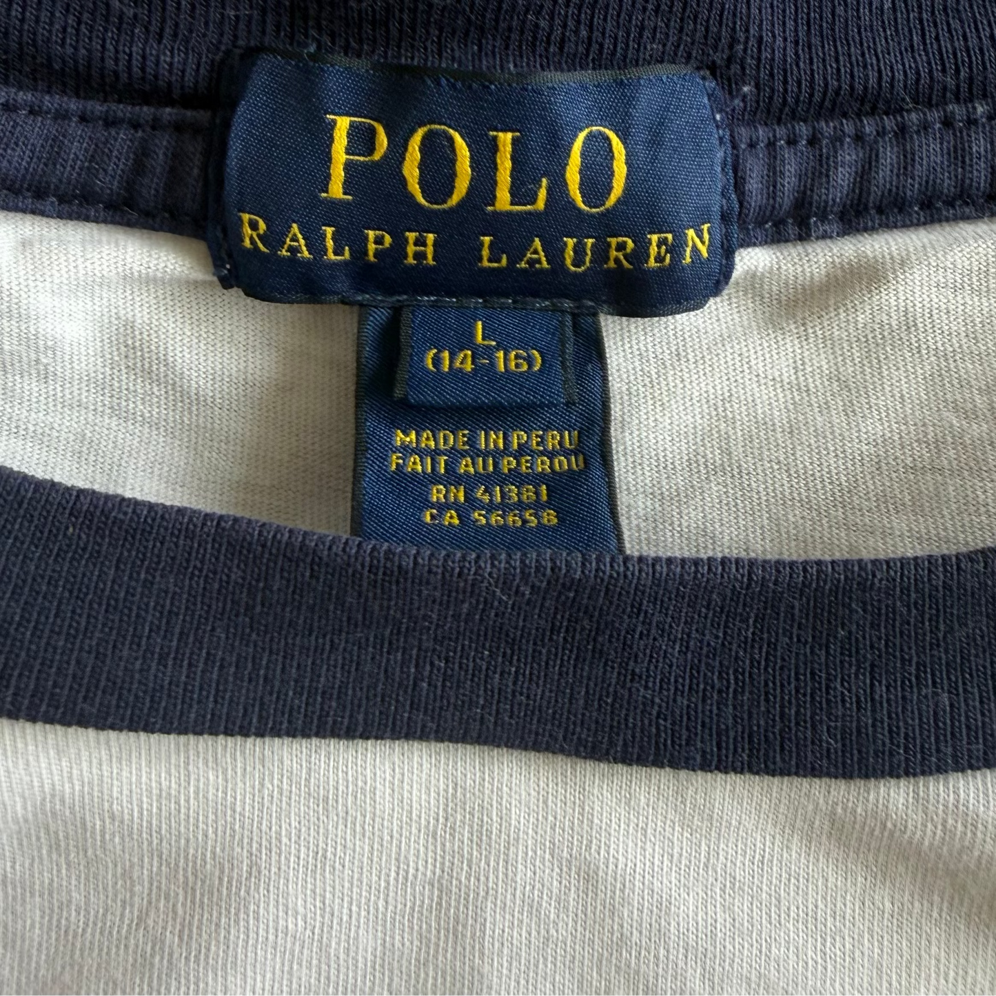 Polo Ralph Lauren Raglan Tee - XS