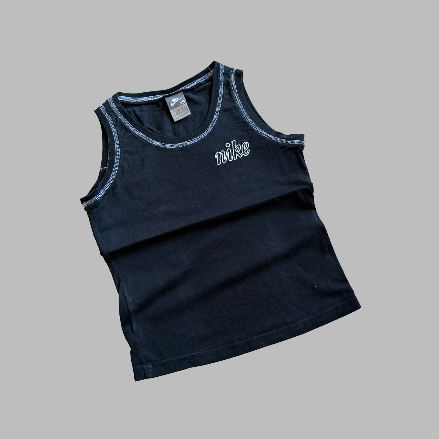 Y2K Nike Spell Out Tank - XS