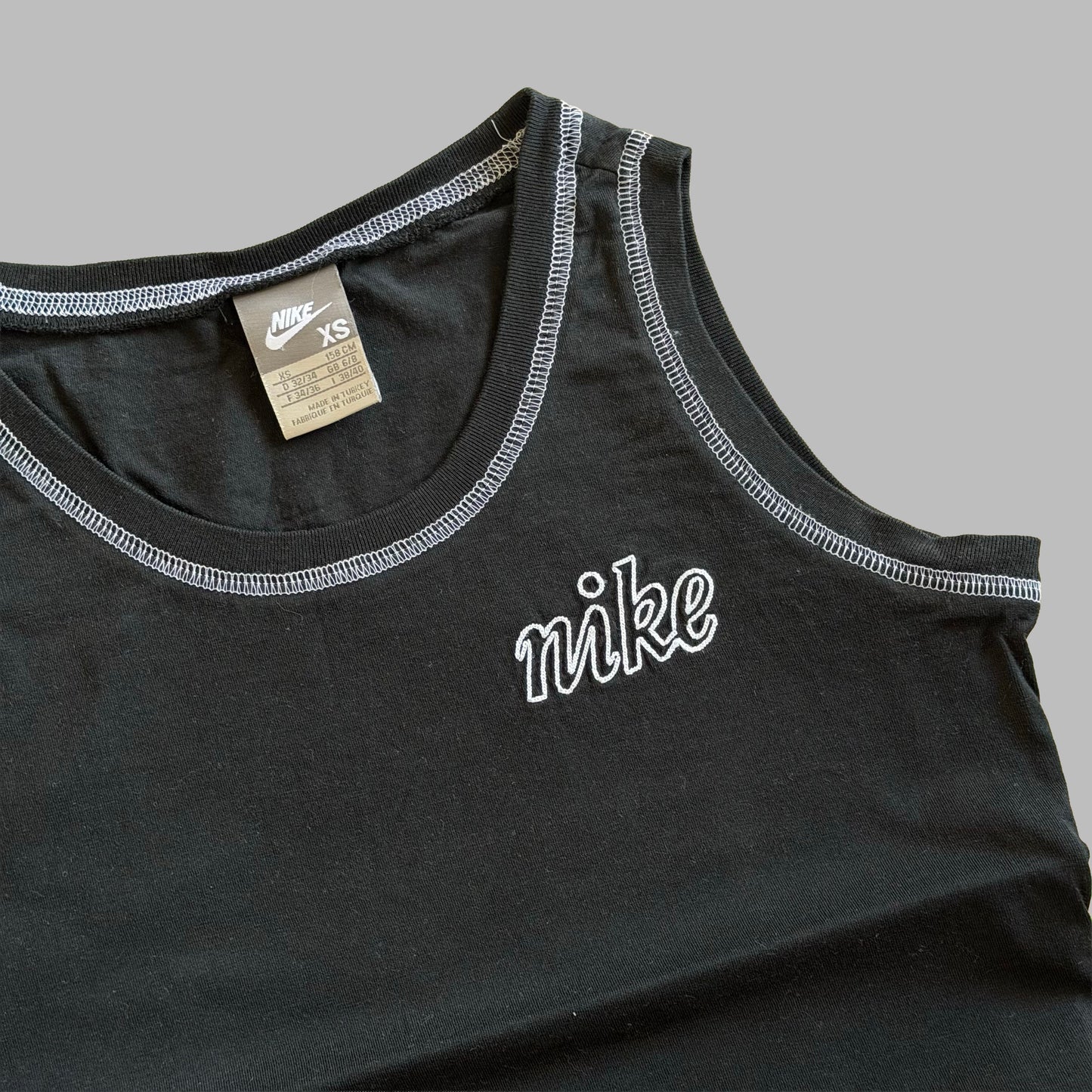 Y2K Nike Spell Out Tank - XS