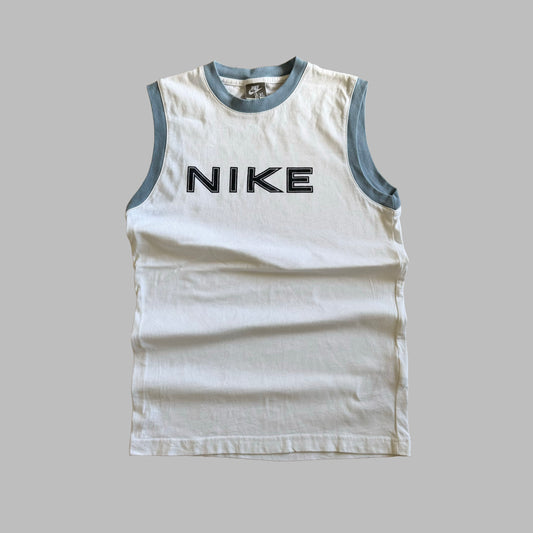 Y2K Nike Spell Out Ringer Tank - XL