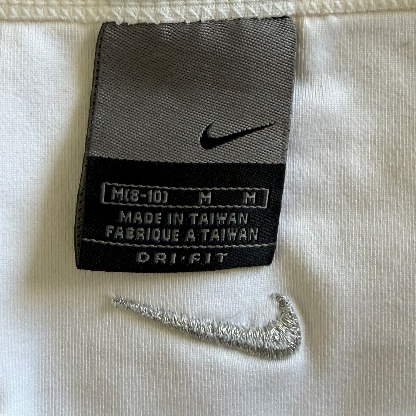 Y2K Nike Panelled Activewear Top - M