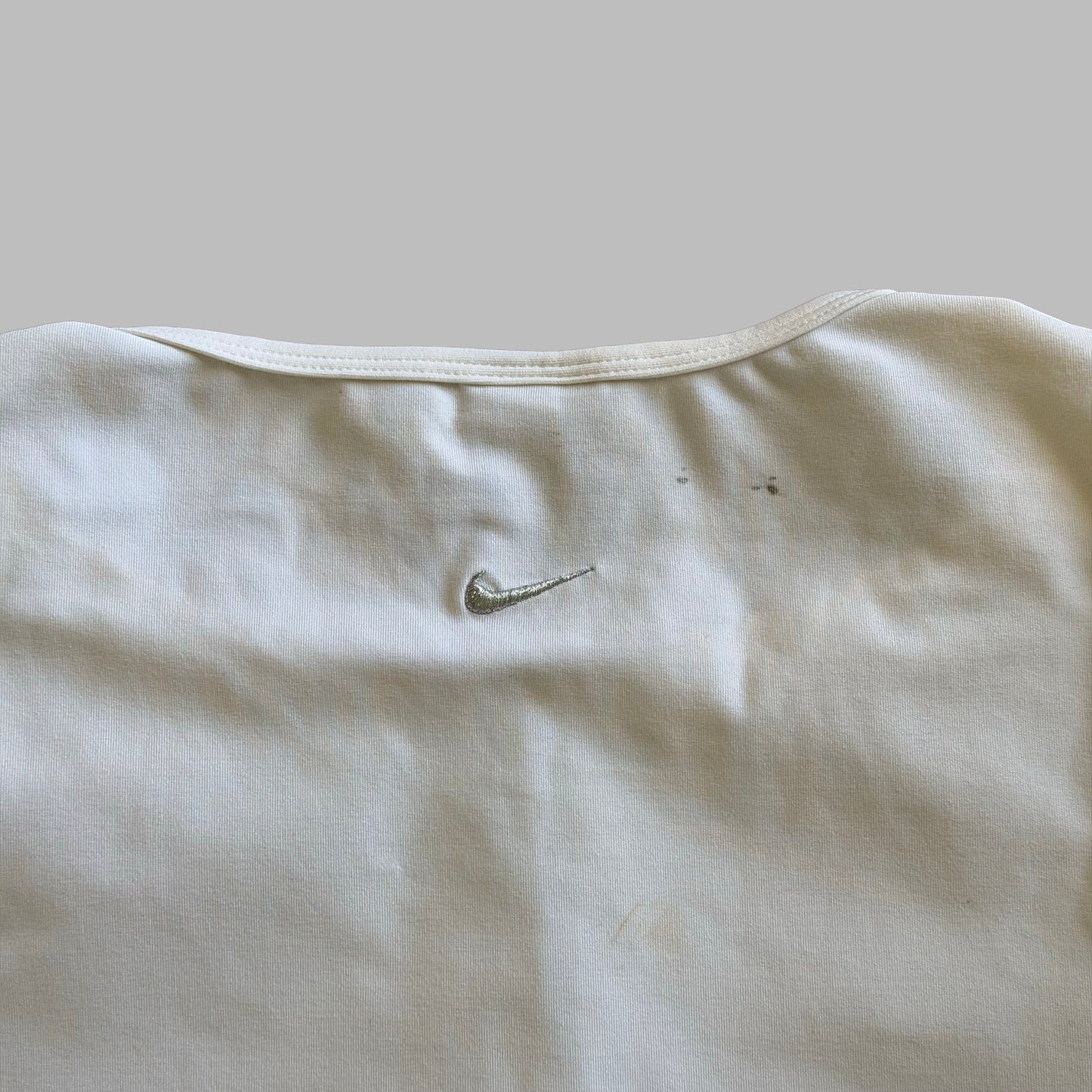 Y2K Nike Panelled Activewear Top - M