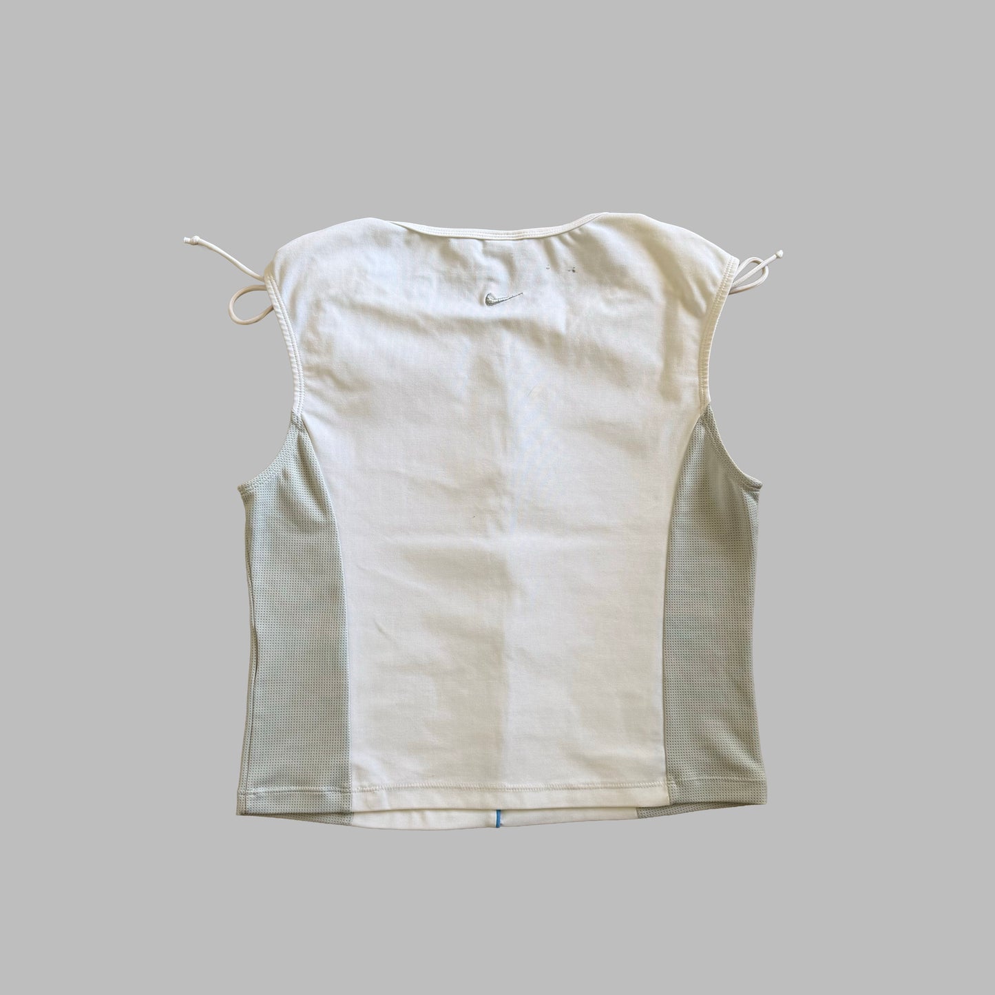 Y2K Nike Panelled Activewear Top - M