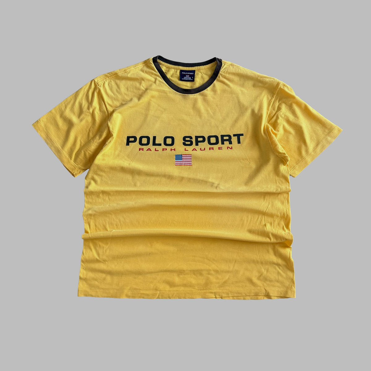 90s Ralph Lauren Polo Sport Ringer Tee - L