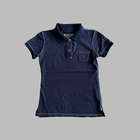 Y2K Ralph Lauren Polo Jeans Fitted Polo T-Shirt - XS