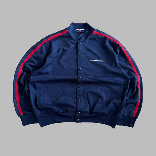 90s Polo Sport Striped Heavyweight Jacket - L