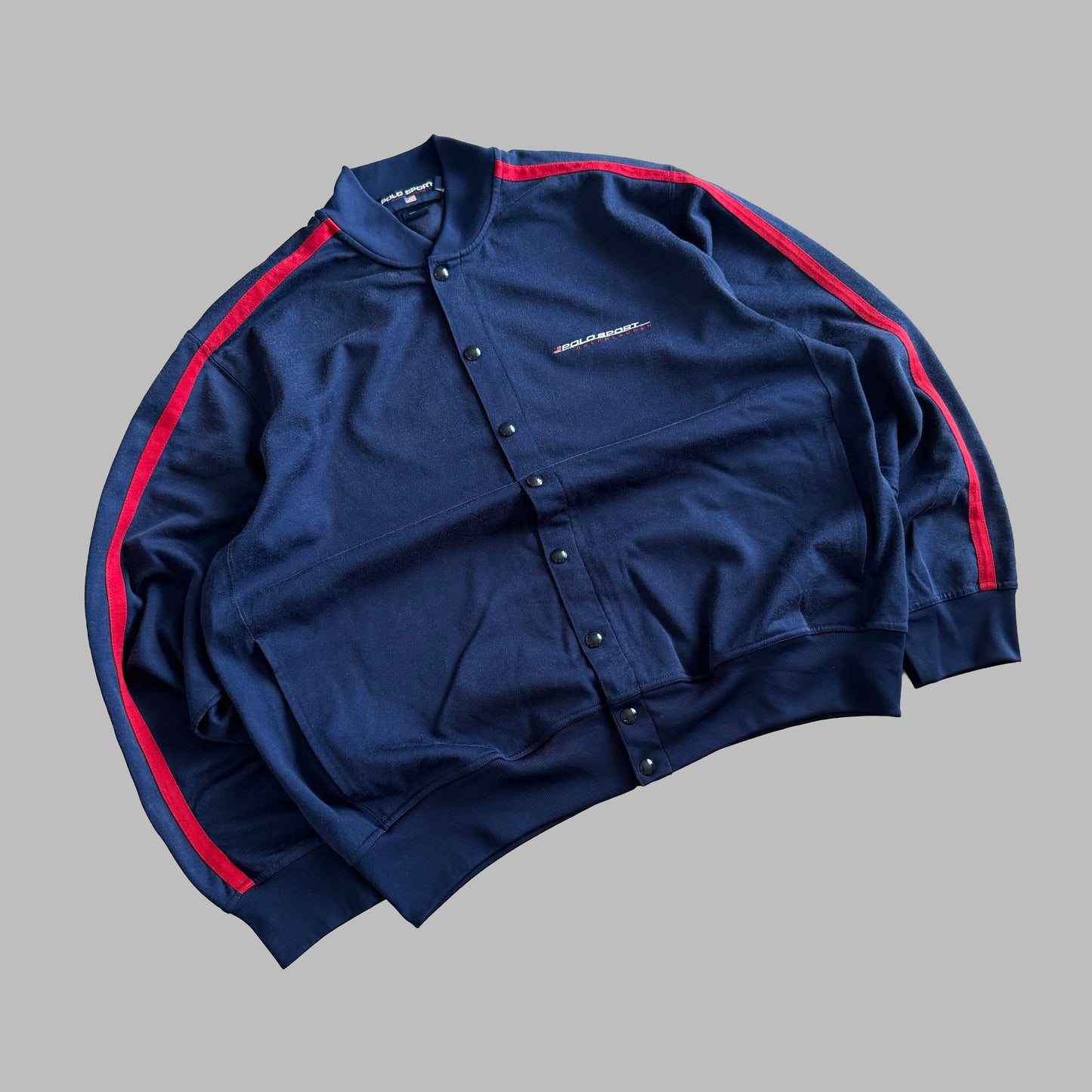 90s Polo Sport Striped Heavyweight Jacket - L