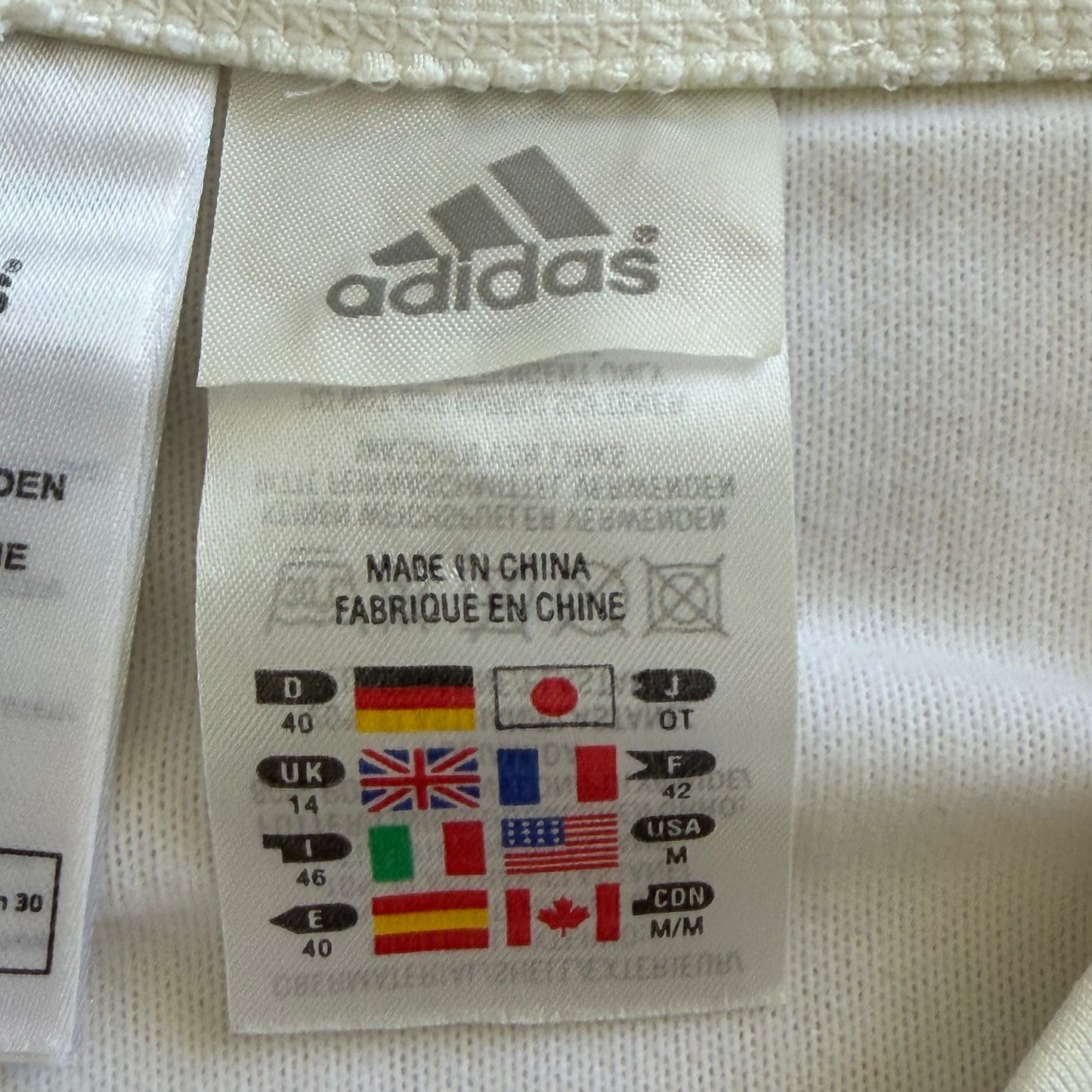 Y2K Adidas Three Stripe Asymmetrical Activewear Tank - M