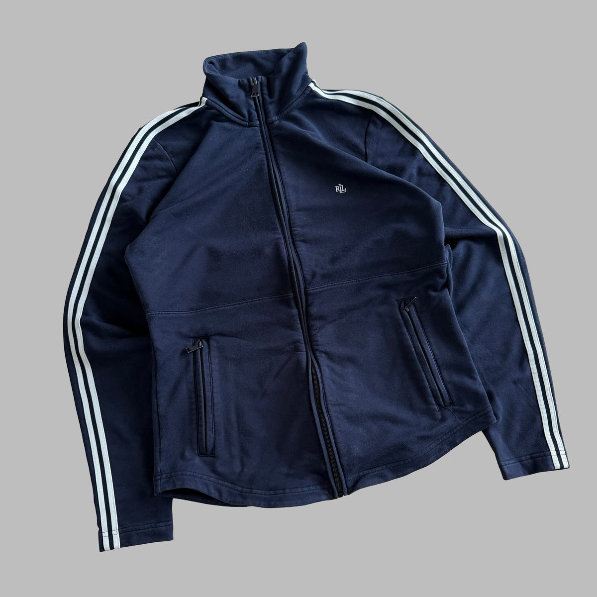 Y2K Polo Ralph Lauren Striped Lightweight Jacket - M