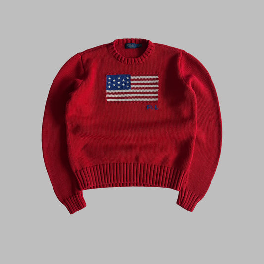 Polo Ralph Lauren Classic Flag Knit - L