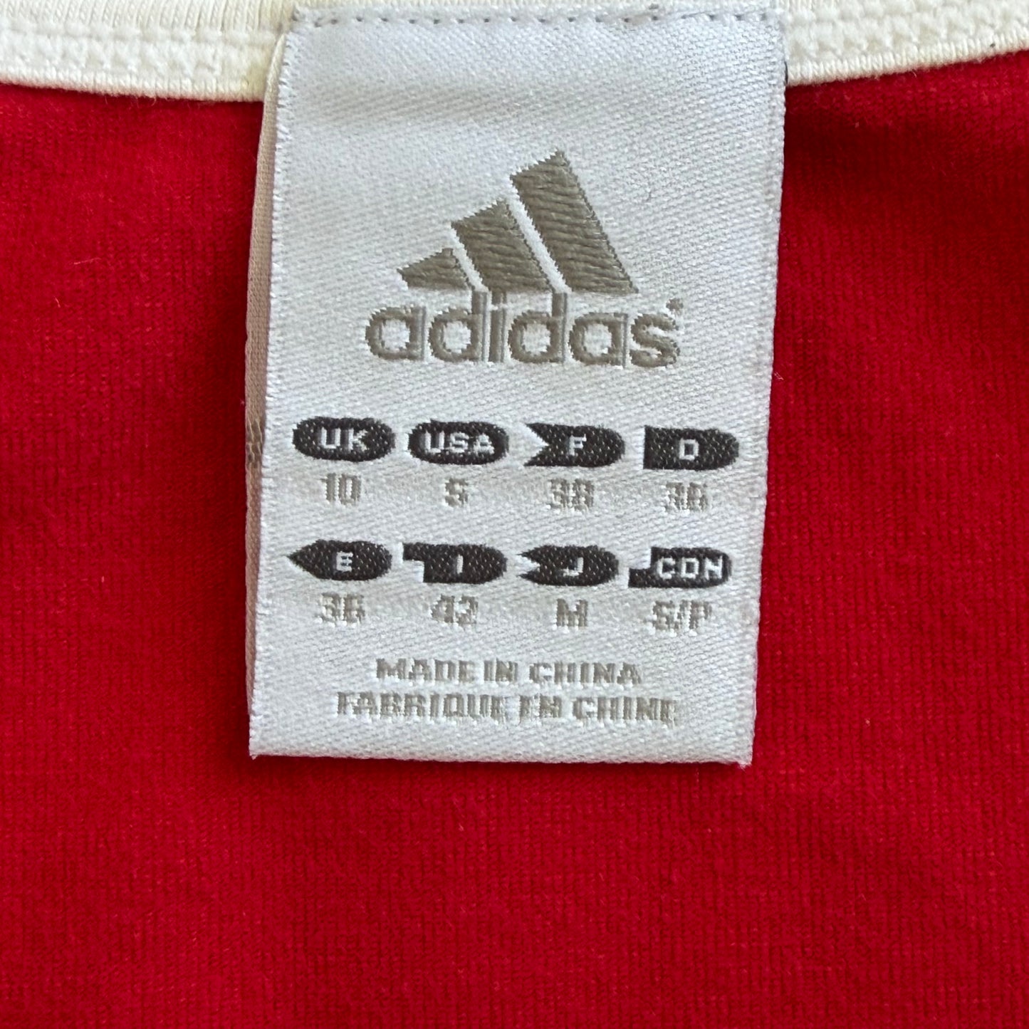 Y2K Adidas Spell Out Racerback Tank - S/M