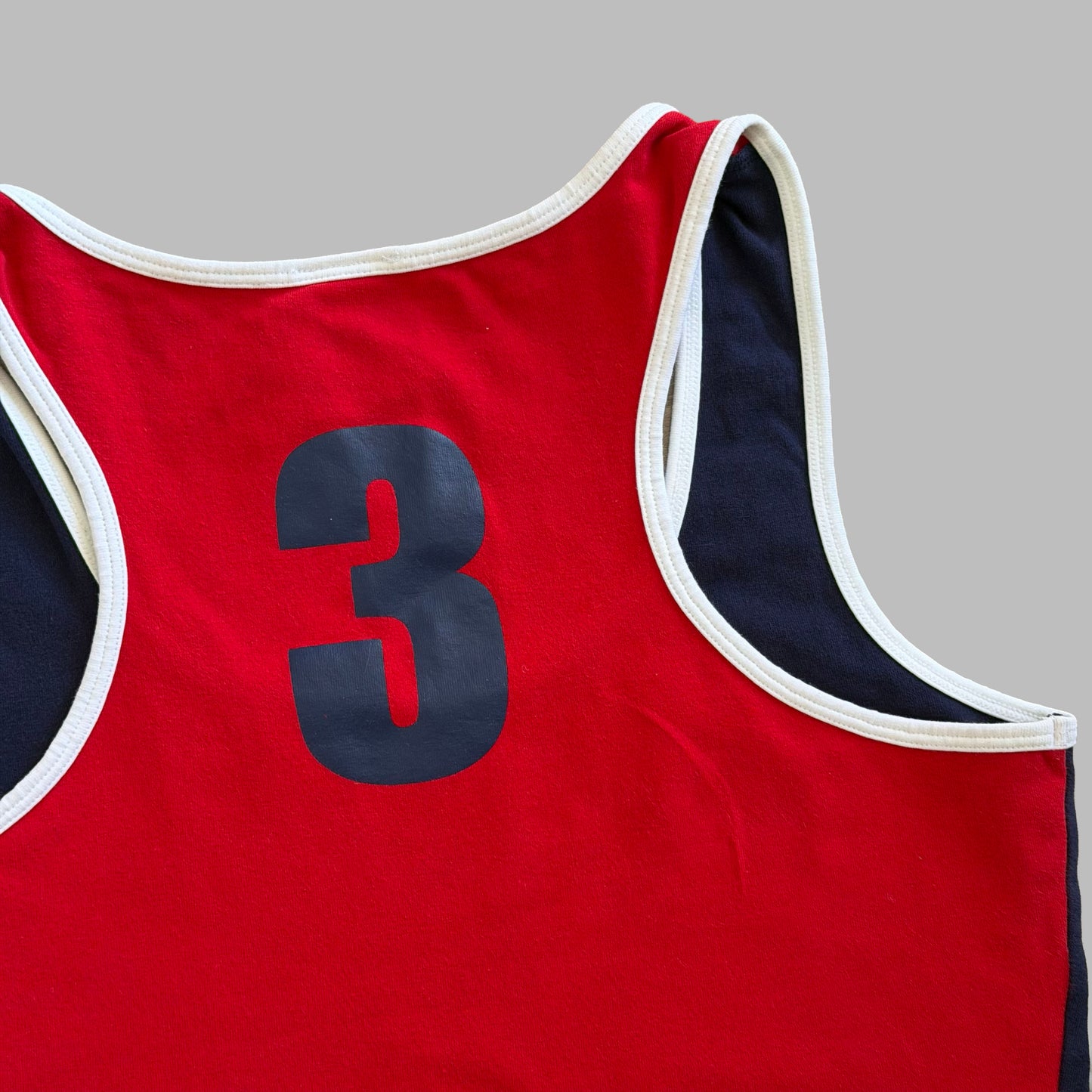 Y2K Adidas Spell Out Racerback Tank - S/M