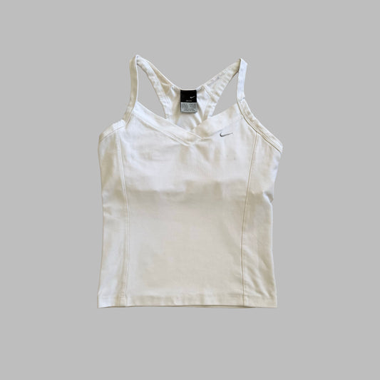 Y2K Nike V-Neck Activewear Tank - S/M