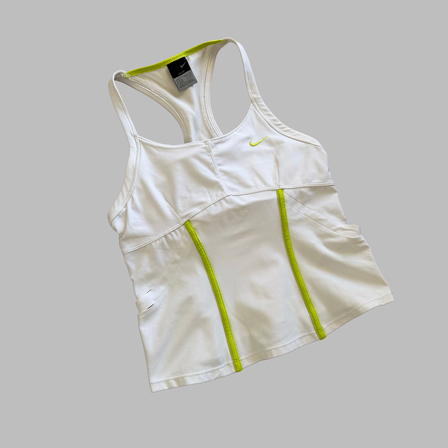 Y2K Nike Cut-Out Racerback Activewear Tank - S