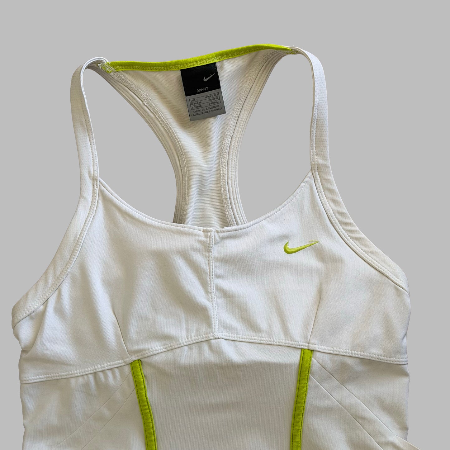 Y2K Nike Cut-Out Racerback Activewear Tank - S