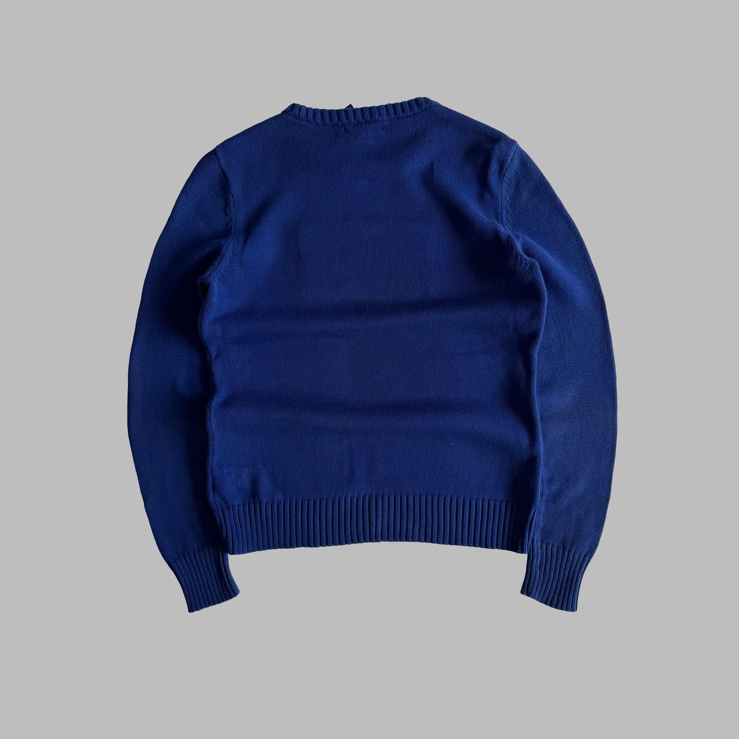 Y2K Polo Ralph Lauren Classic Flag Knit - M