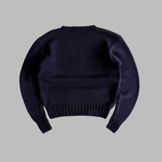 Y2K Ralph Lauren Polo Sport Flag Knit - L