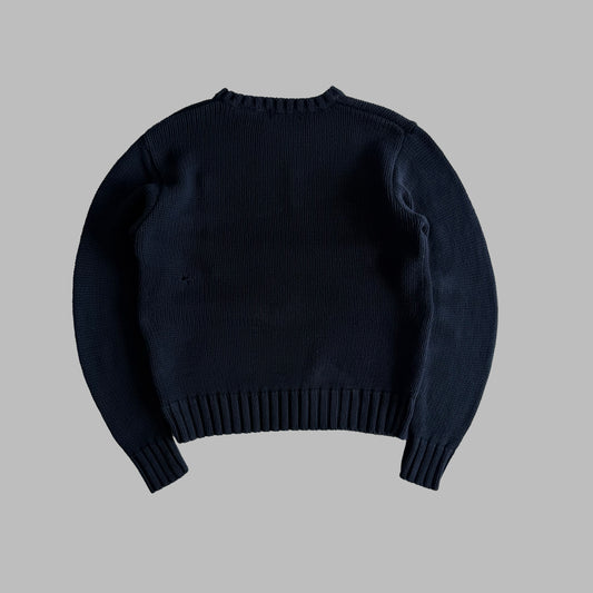 90s Polo Ralph Lauren Classic Flag Knit - S