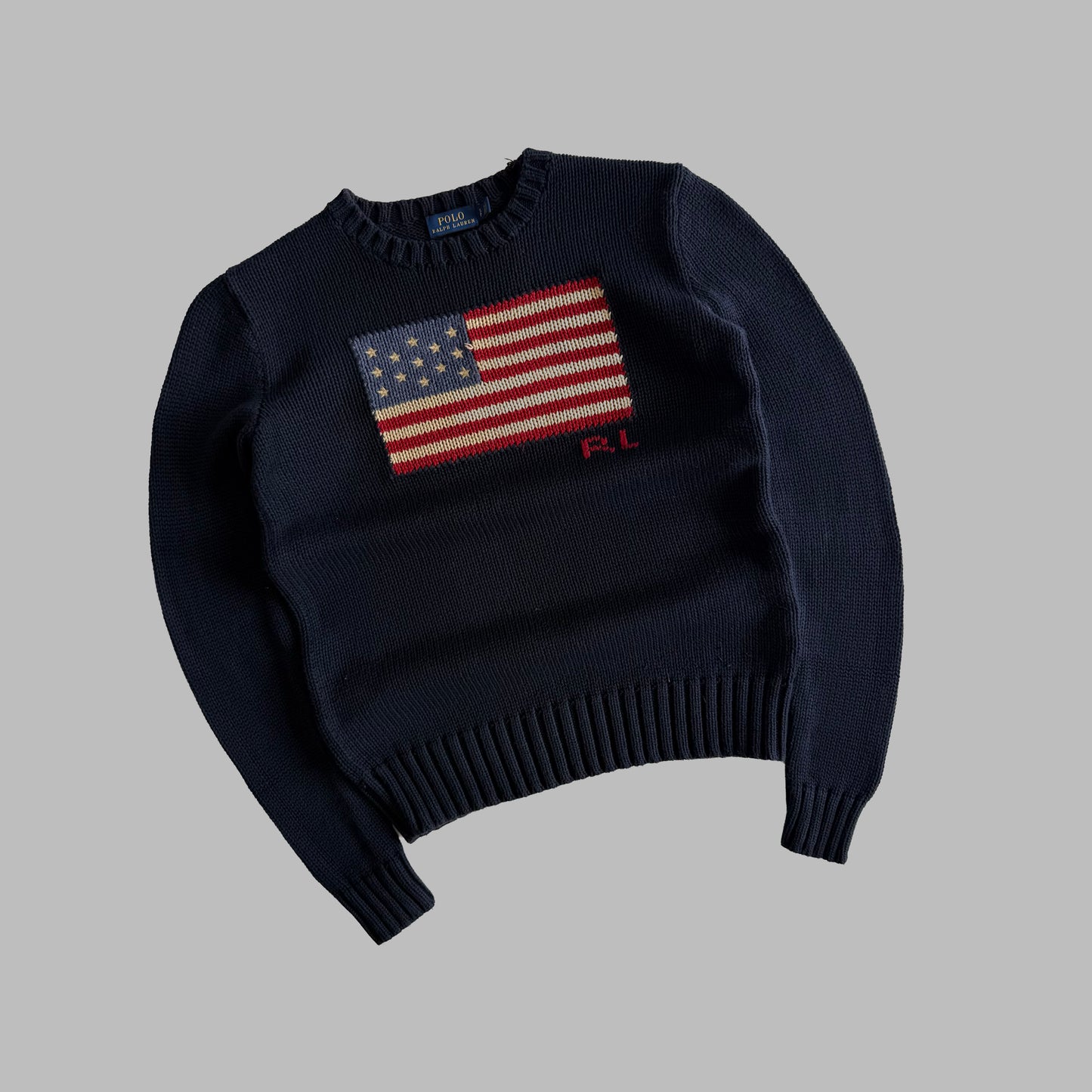 Polo Ralph Lauren Classic Flag Knit - S