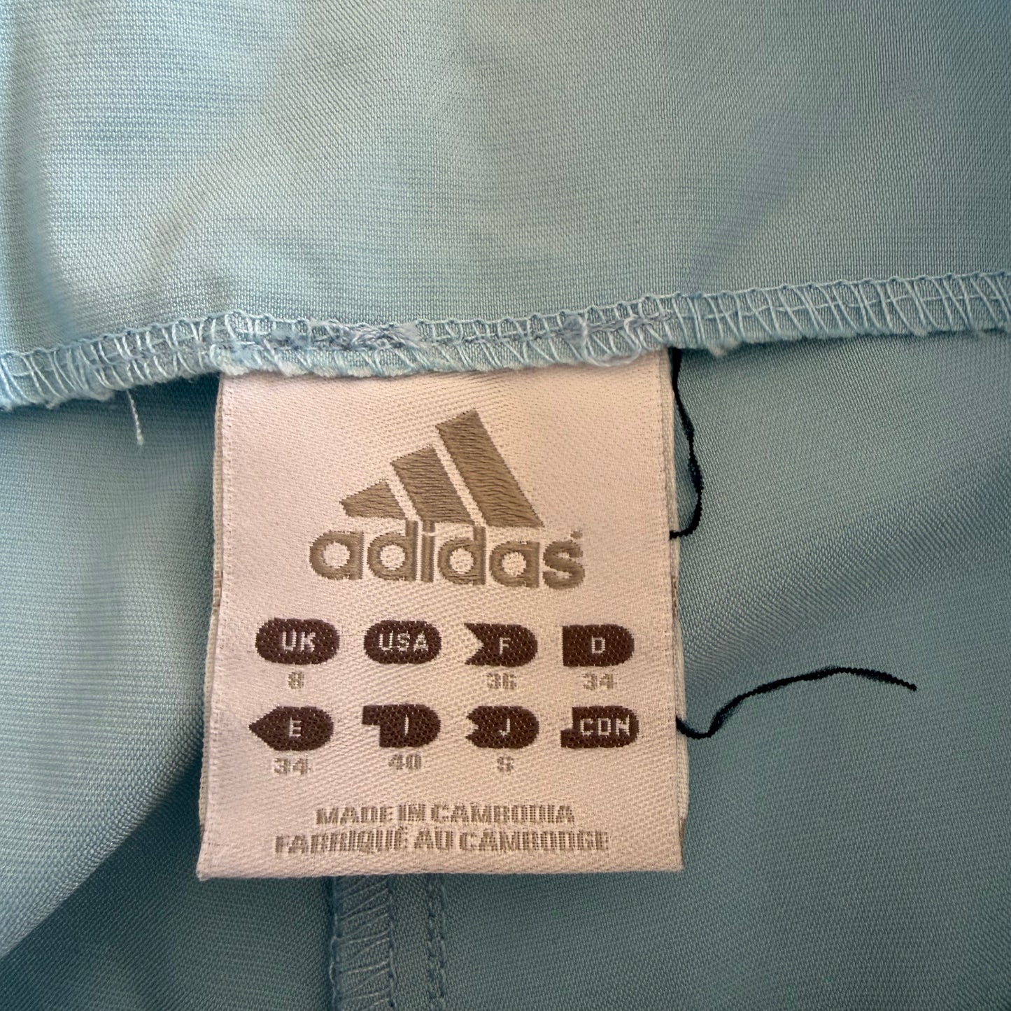 Y2K Adidas Top and Capri Matching Set - M