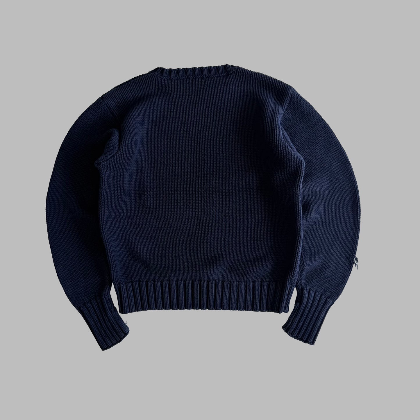 90s Polo Ralph Lauren Classic Flag Knit - S
