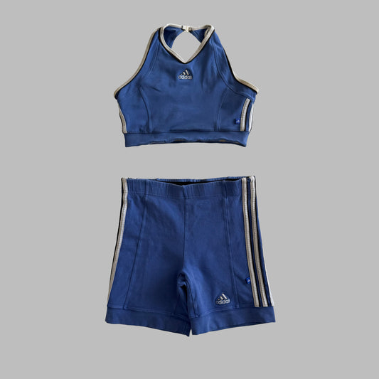 90s Adidas Top and Shorts Matching Set - XS