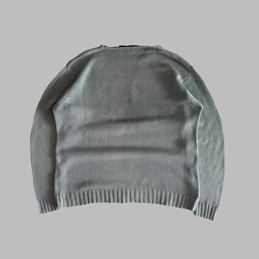90s Polo Ralph Lauren Classic Flag Knit - XL