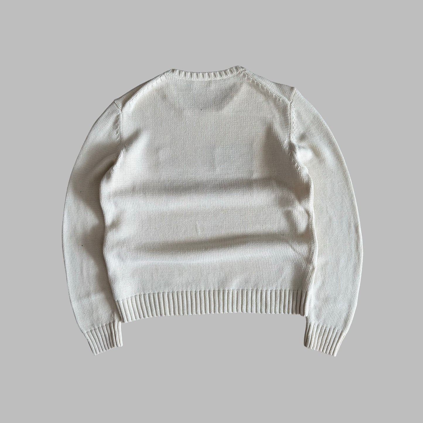 90s Polo Ralph Lauren Flag Heavy Knit - M