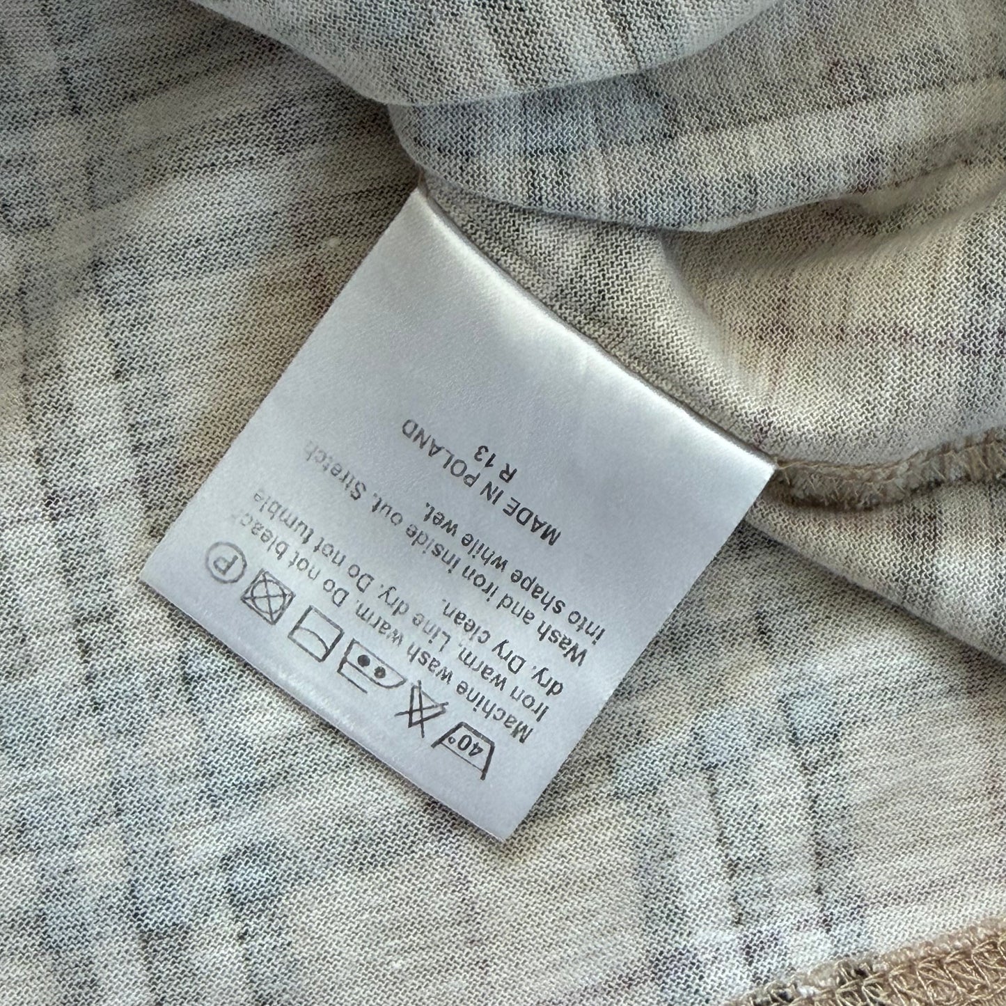 Y2K Burberry Nova Check T-shirt - L