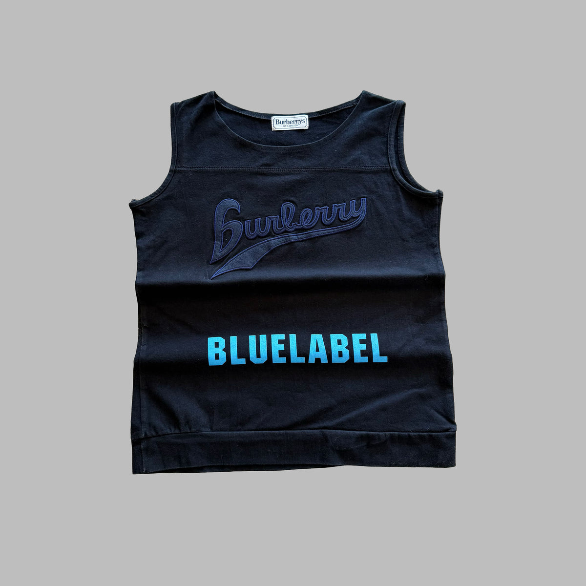 90s Burberry Blue Label Embroidered Top - L