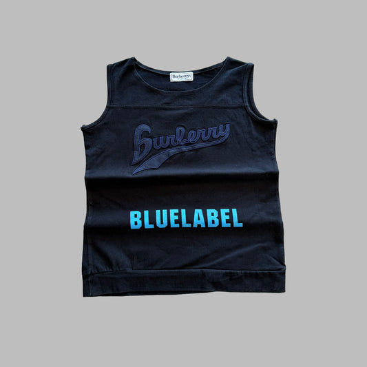 90s Burberry Blue Label Embroidered Top - L