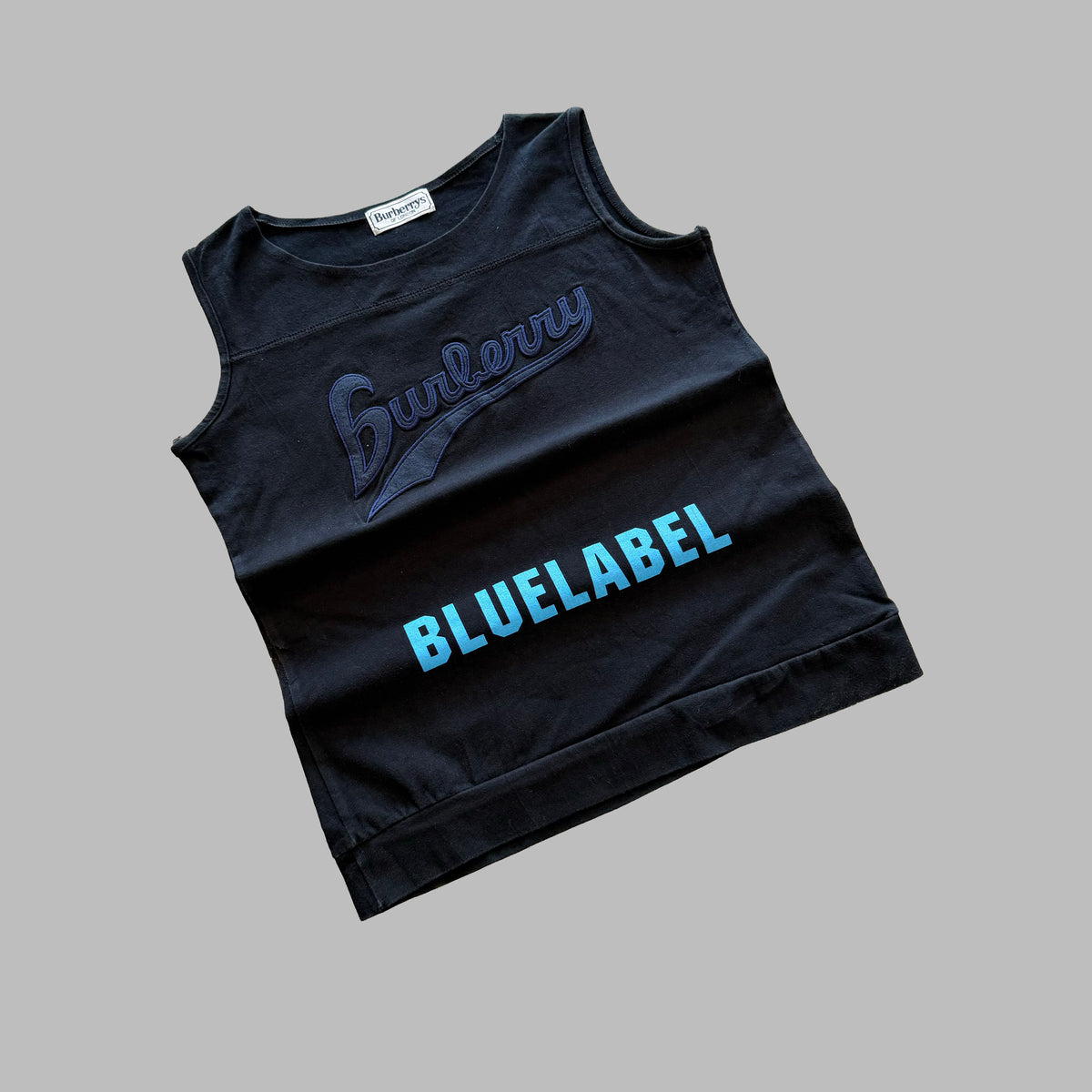 90s Burberry Blue Label Embroidered Top - L