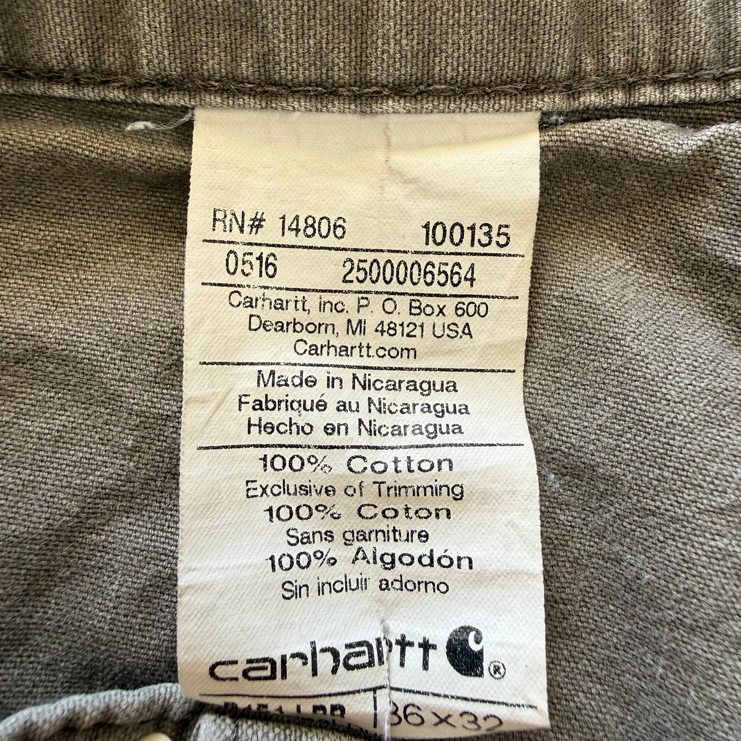 Carhartt Carpenter Jeans - 36 x 32