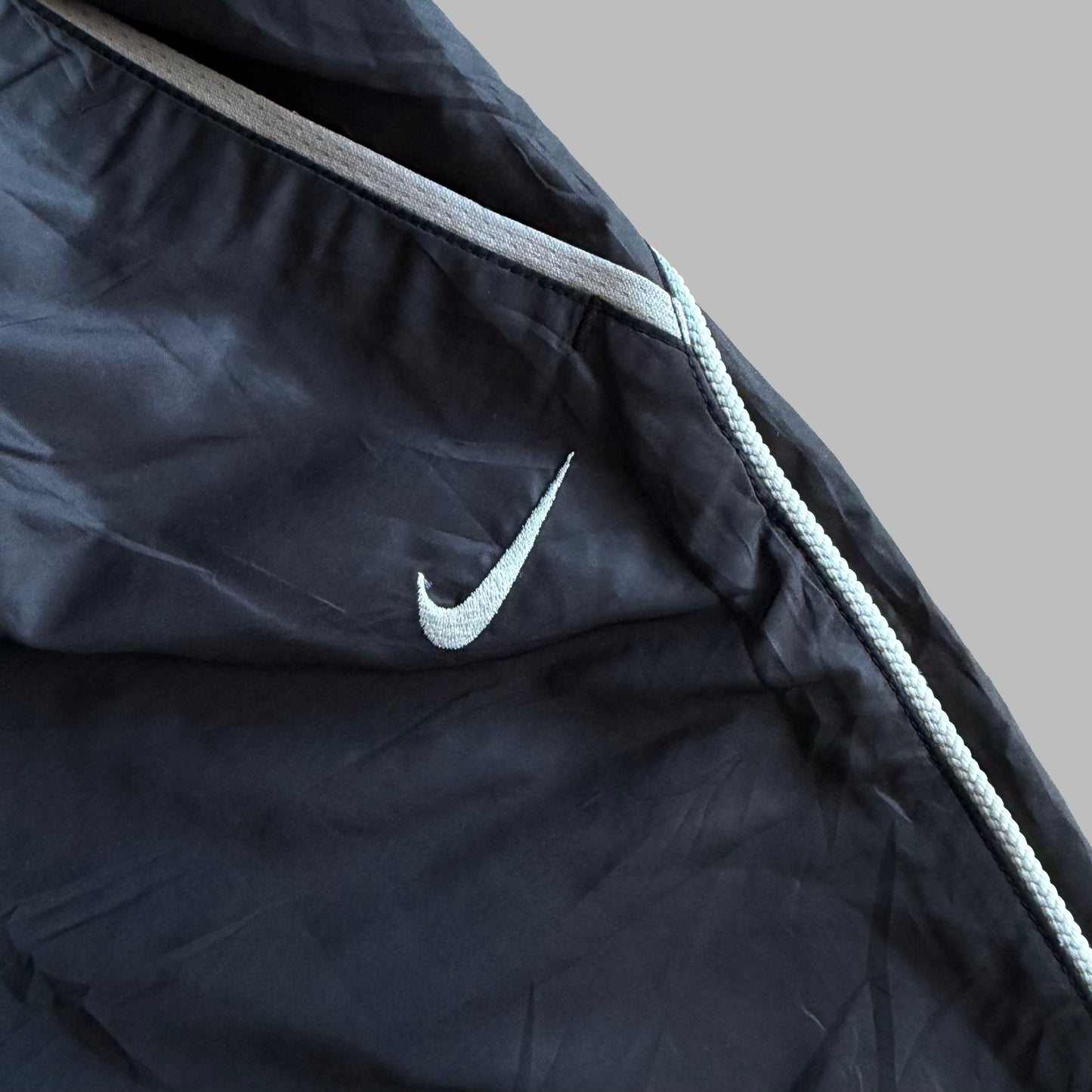 Y2K Nike Striped Wide Leg Track Pants - M
