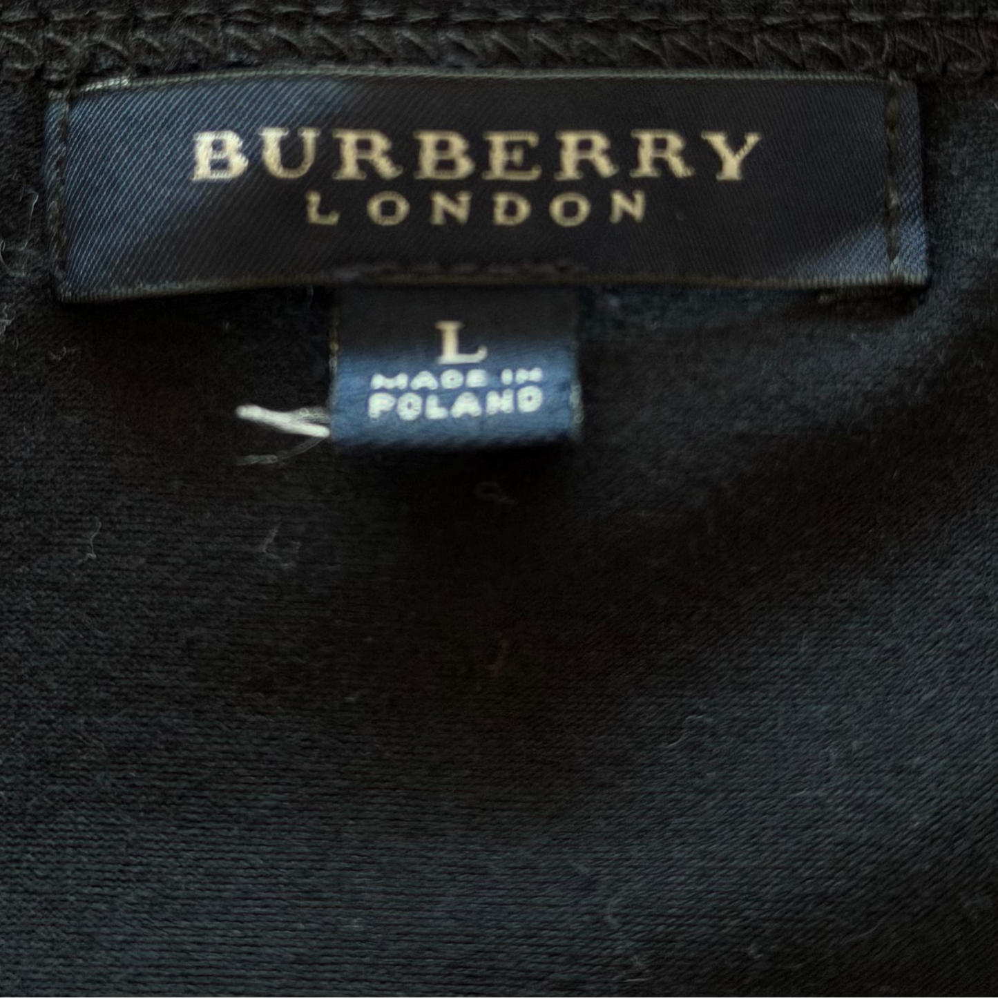 Y2K Burberry Nova Check Shoulder Top - L
