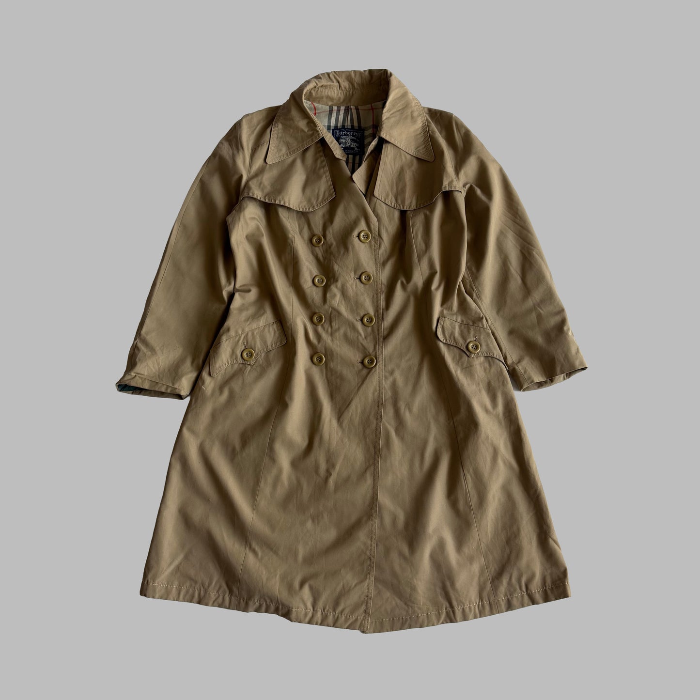 90s Burberry Double Breasted Trench Coat - XXS/XS
