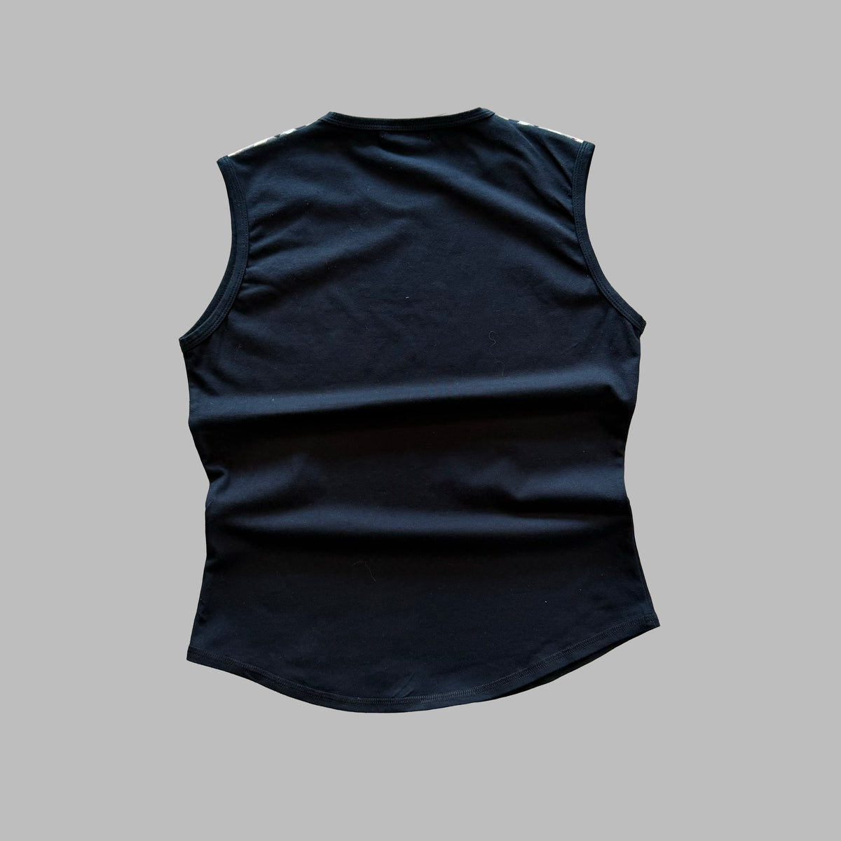 Y2K Burberry Nova Check Shoulder Top - L