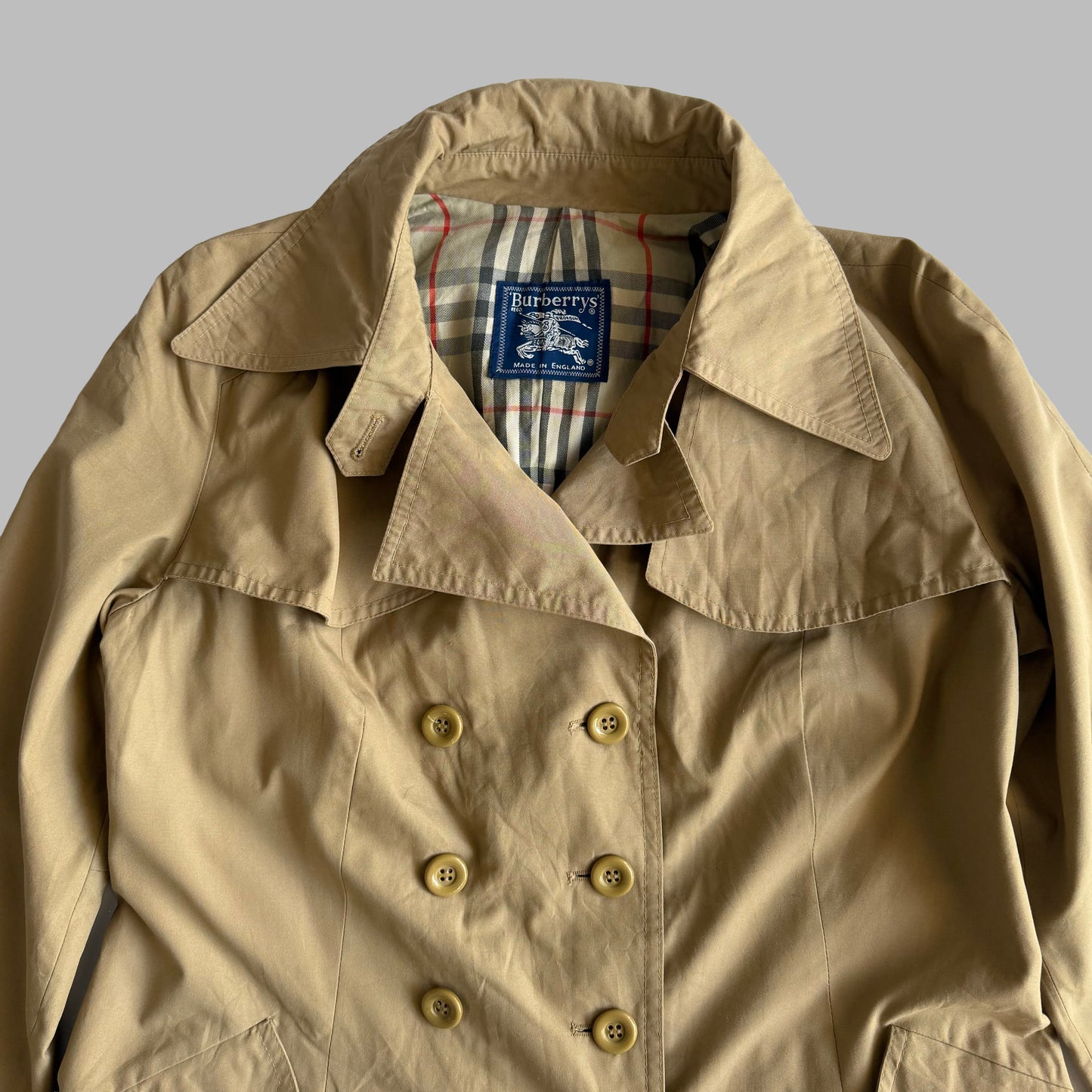 90s Burberry Double Breasted Trench Coat - XXS/XS