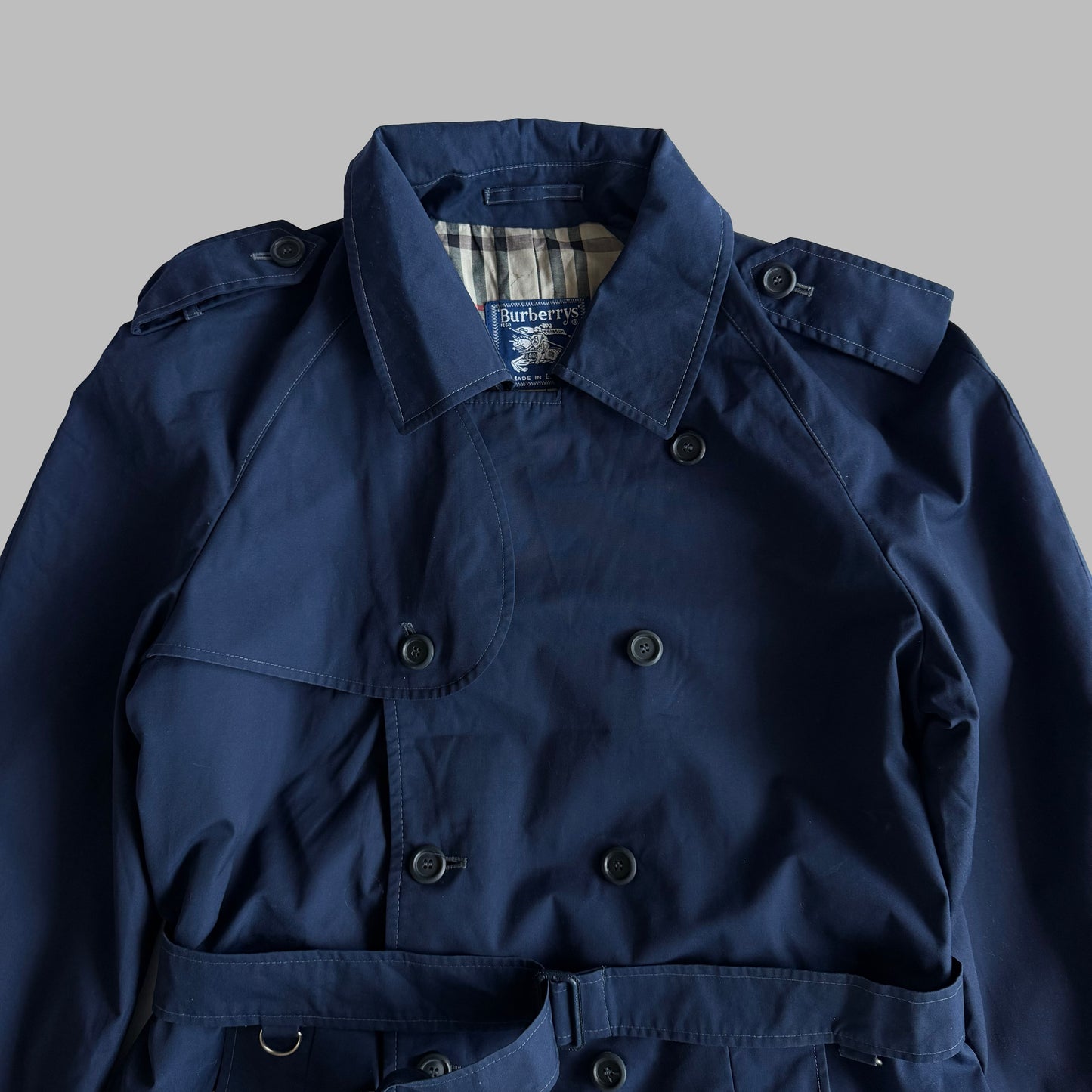 90s Burberry Double Breasted Trench Coat - M/L