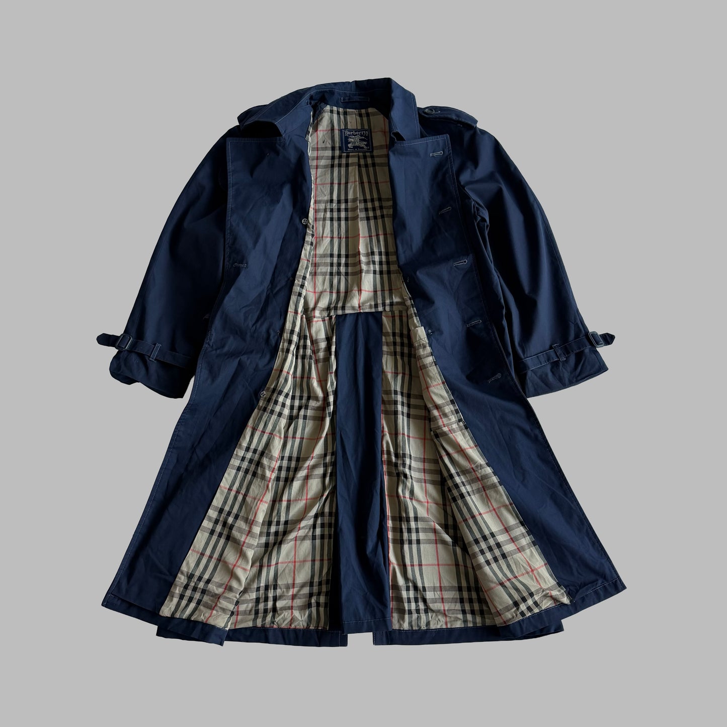 90s Burberry Double Breasted Trench Coat - M/L