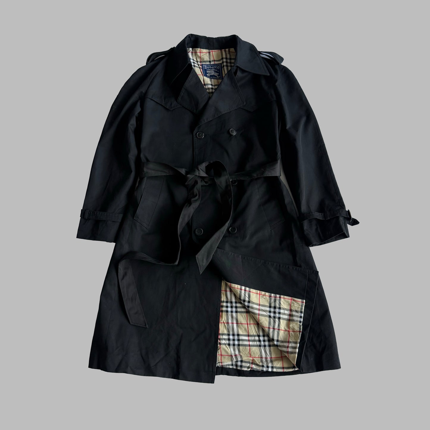 90s Burberry Double Breasted Trench Coat - XS/S