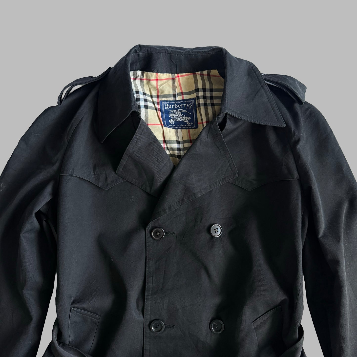 90s Burberry Double Breasted Trench Coat - XS/S