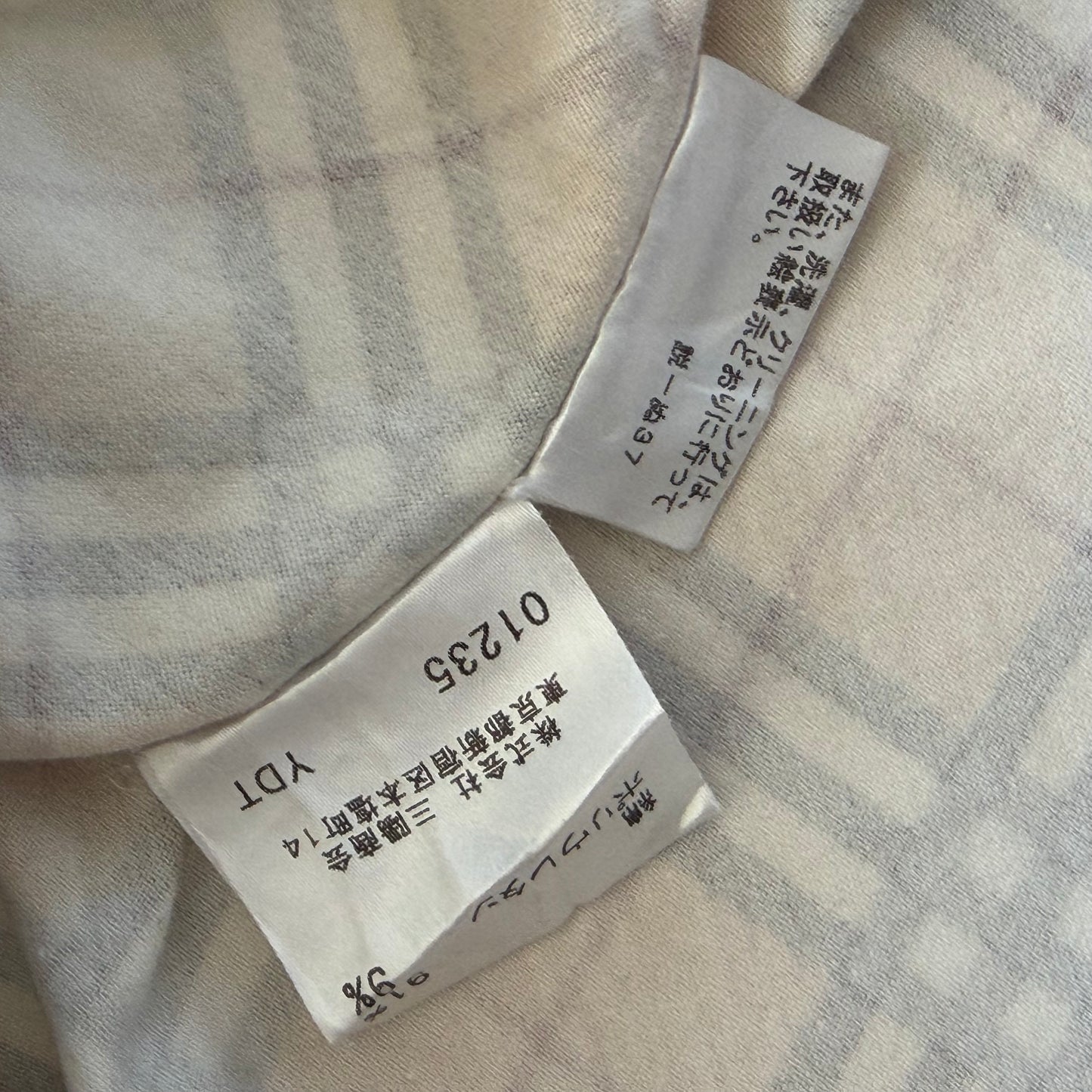 Y2K Burberry Nova Check Turtle Neck Top - M/L