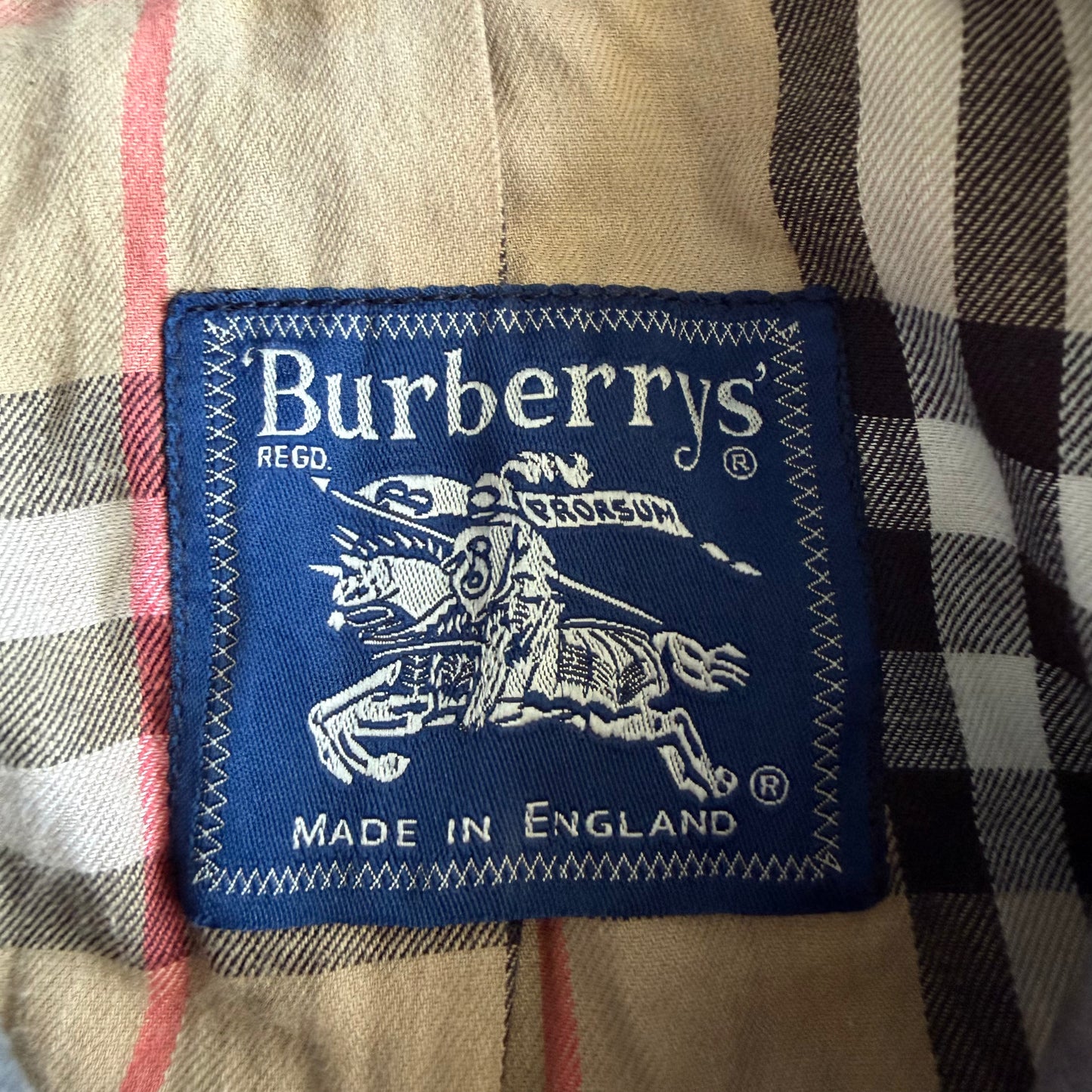 90s Burberry Double Breasted Trench Coat - S/M